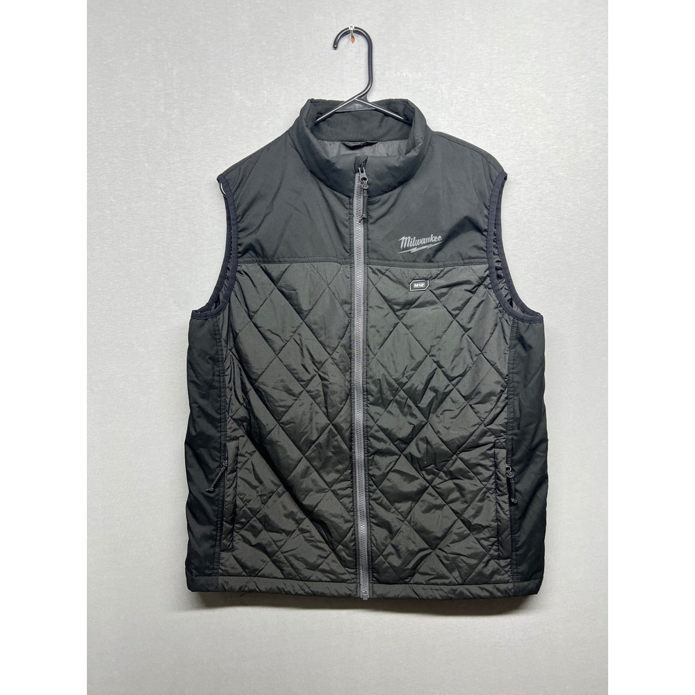 Milwaukee M12 Heated Gear Vest Mens Medium Black Excellent Quilted Workwear